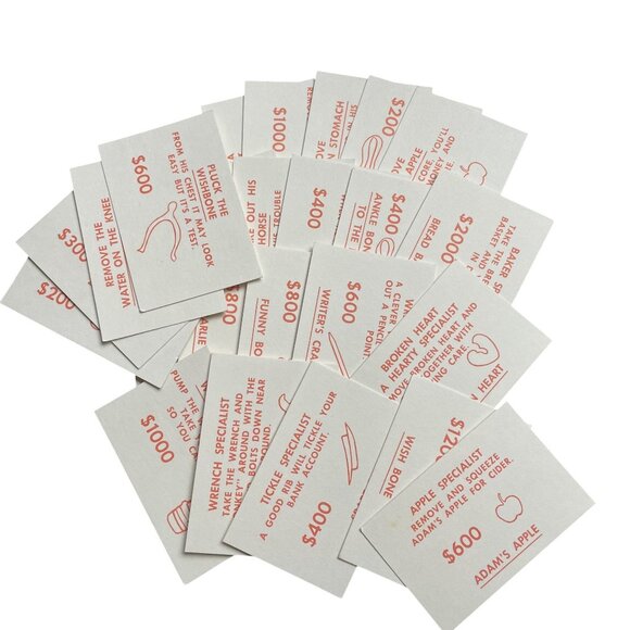 24 Cards Milton Bradly Operation Game Money Replacement Pieces - Picture 2 of 4